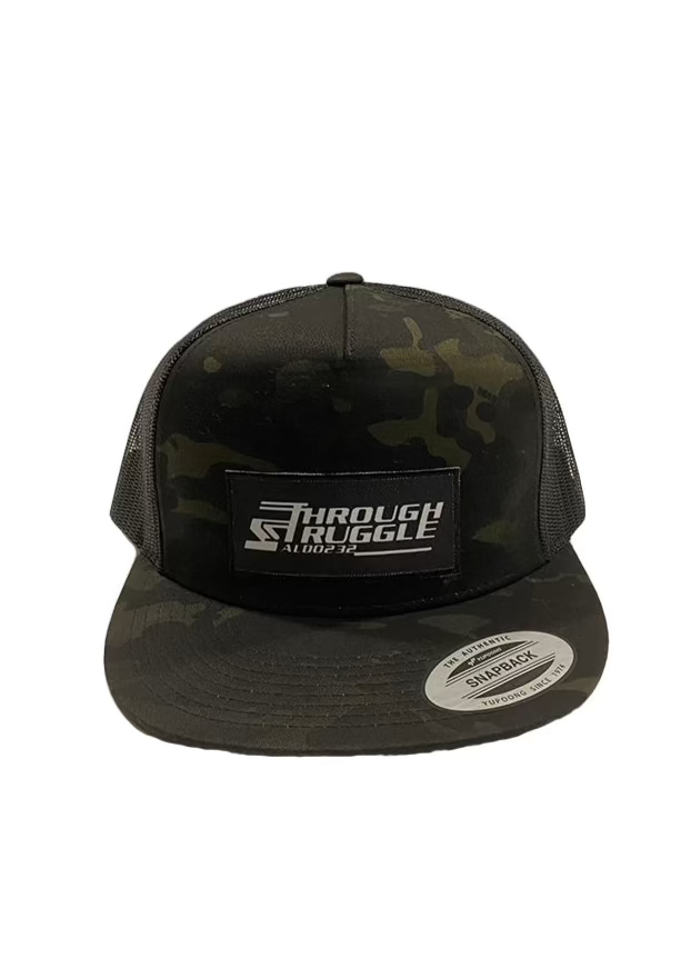 Gray Camo Snap Back